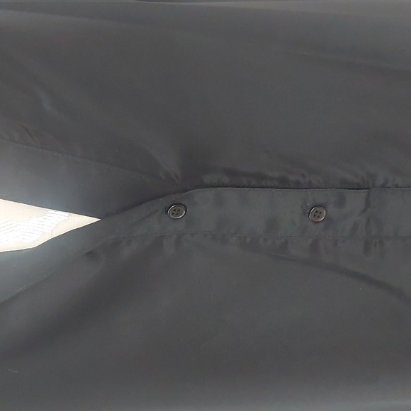 Bill Tice for Malcolm Starr Black Vintage Designer Shirt Dress size Med - Picture 2 of 13